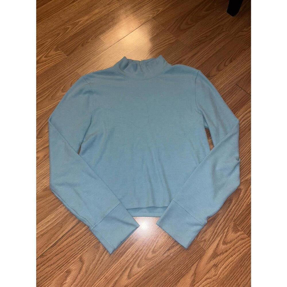 American Eagle Mock Neck Long Sleeve Top Size XL - Picture 1 of 5